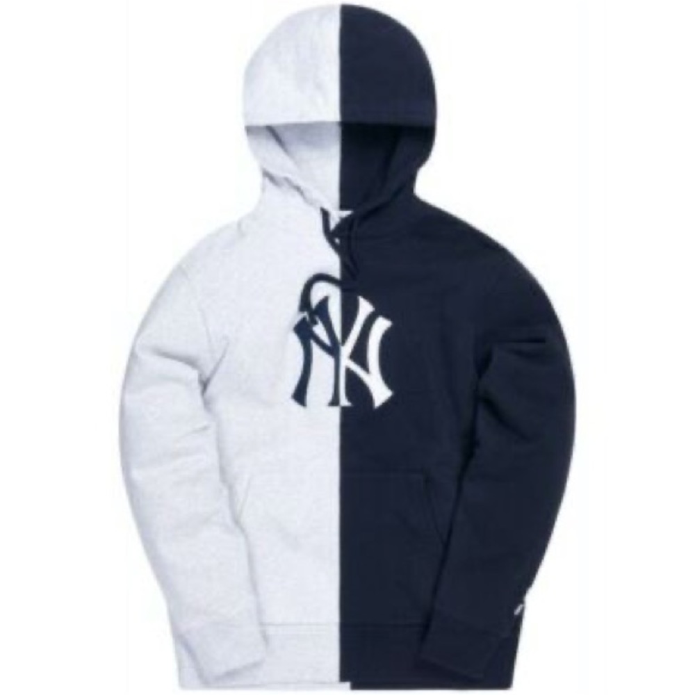 COPY - KITH FOR MLB NEW YORK YANKEES SPLIT HOODIE
